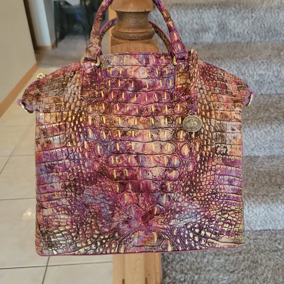 SALE: BRAHMIN Rare Color  Large Duxbury  Satchel FANTASY - NEW W/TAGS - Picture 3 of 10